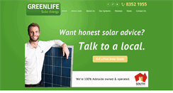 Desktop Screenshot of greenlifesolar.com.au